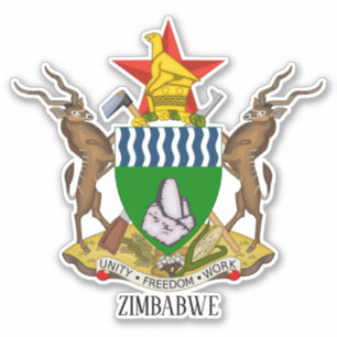 Zimbabwe National Coat Of Arms Patriotic