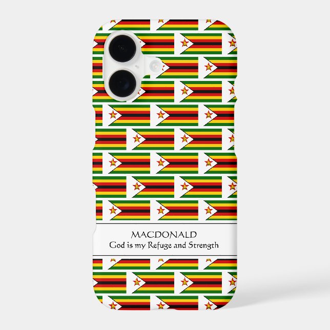 ZIMBABWE Personalised Scripture Refuge & Strength (Back)