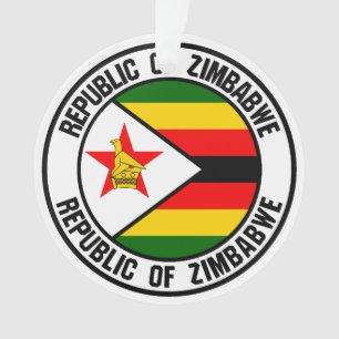 Zimbabwe Round Emblem Ornament