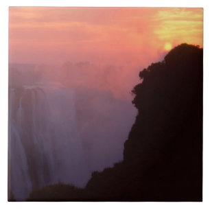 Zimbabwe, Victoria Falls National Park. Misty Tile