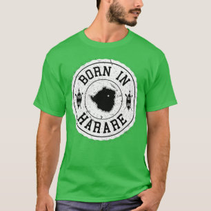 Zimbabwe Zimbabwe design Born in Harare Long T-Shirt