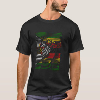 Zimbabwe Zimbabwean Pride Handfist Heritage Zimbab T-Shirt