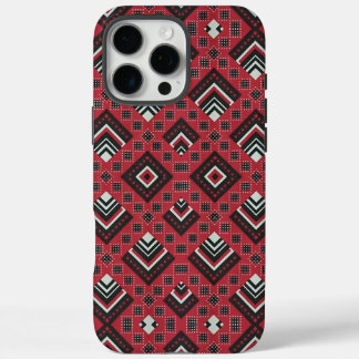 Zimbabwean Retso African Retro Mudcloth Print iPhone 16 Pro Max Case