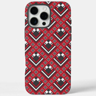 Zimbabwean Retso African Retro Mudcloth Print iPhone 16 Pro Max Case