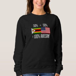 Zimbabwean Roots Zimbabwe Zimbabwean American Sweatshirt