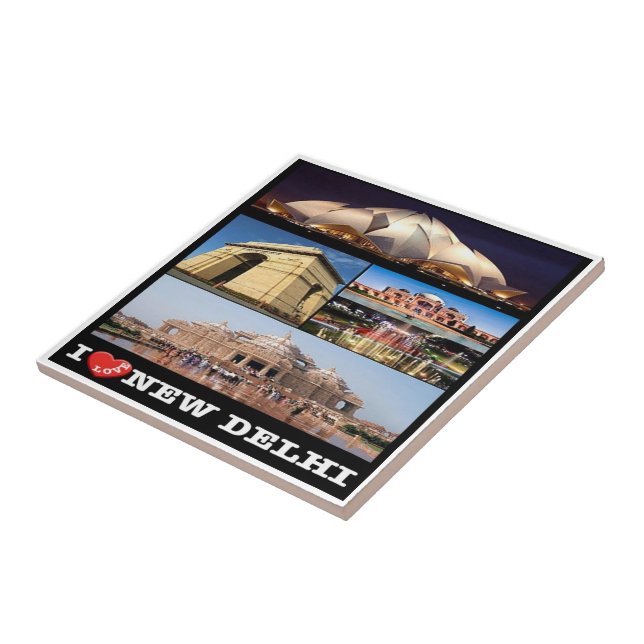 zIN005 i love NEW DELHI, India, Asia, Tile (Side)