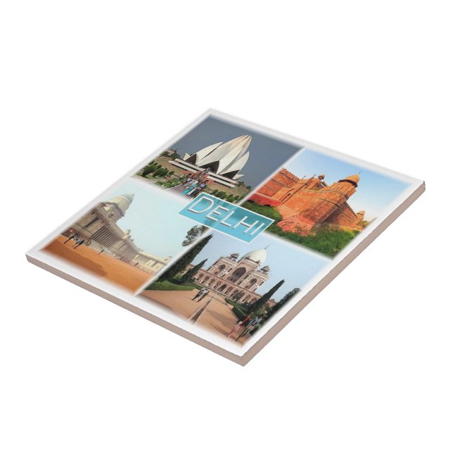 zIN013 DELHI, India, Asia, Tile (Side)