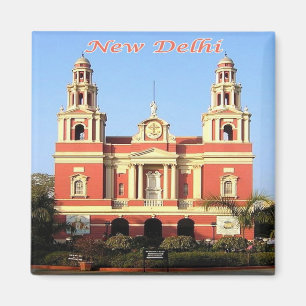 zIN019 SACRED HEART CATHEDRAL New Delhi, Fridge Magnet