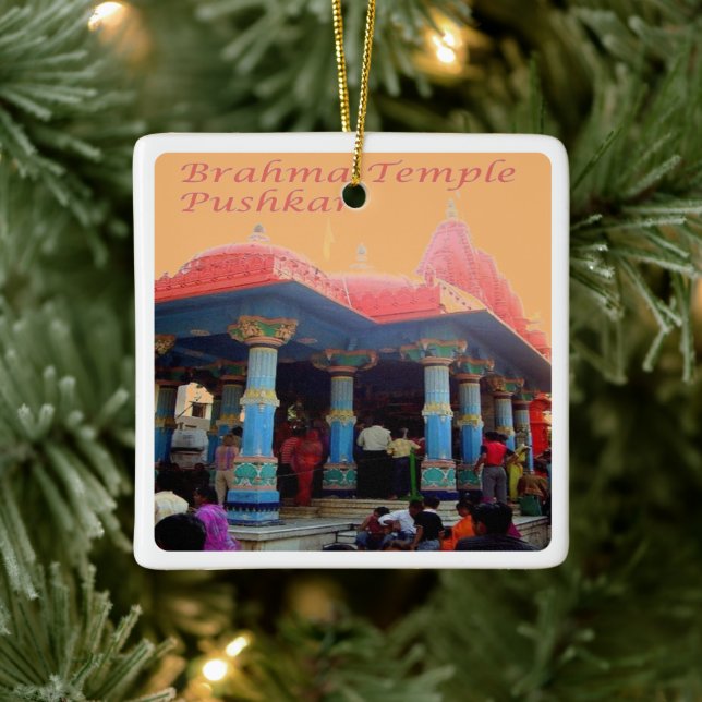 zIN20 Brahma Temple PUSHKAR, India, Asia, Ceramic Ornament (Tree)