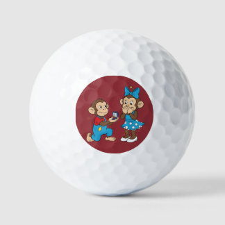 Zina and Mimo and the marriage proposal Golf Balls