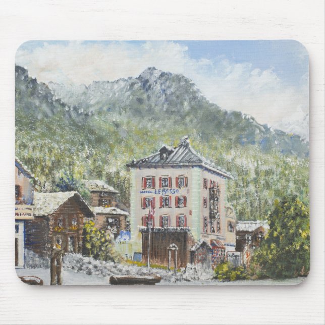 Zinal Switzerland. 2007 Mouse Pad (Front)