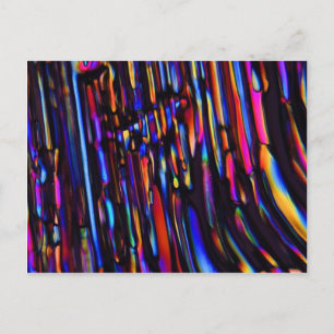 zinc sulphate under the microscope postcard