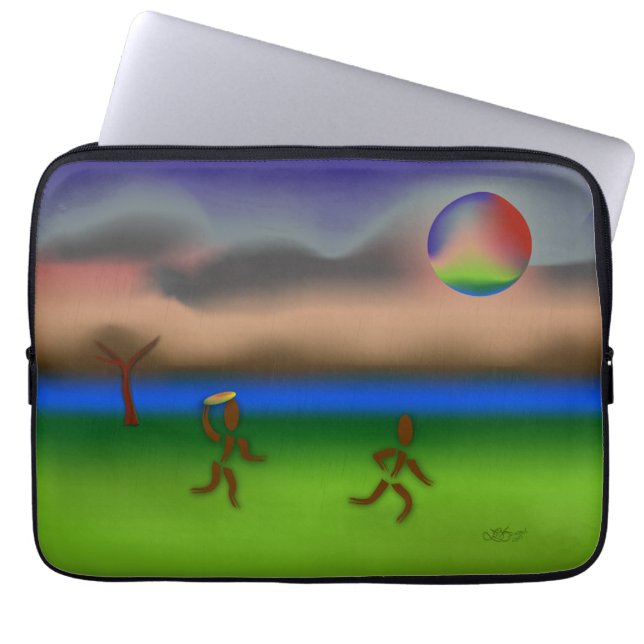 Zinglees ~ April Laptop Sleeve (Front)