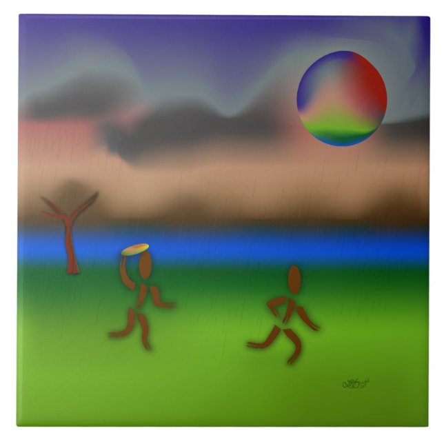 Zinglees ~ April Tile (Front)