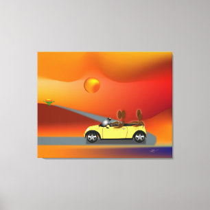Zinglees ~ Carpool Canvas Print