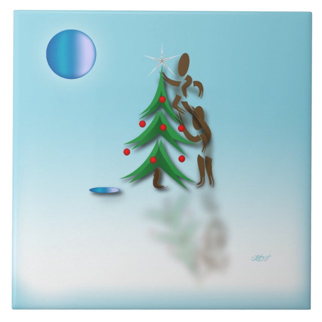 Zinglees ~ December Tile (Front)