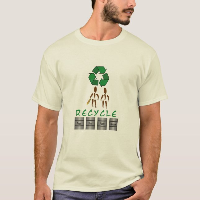 Zinglees ~ Recycling T-Shirt (Front)