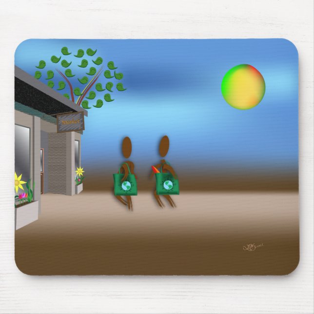 Zinglees ~ Reusable Bags Mouse Pad (Front)