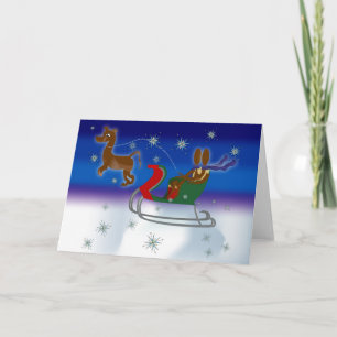 Zinglee's ~ Sleigh Ride Holiday Card