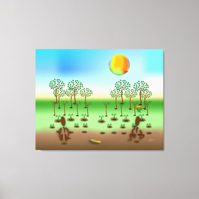 Zinglees ~ Trees Canvas Print (Front)