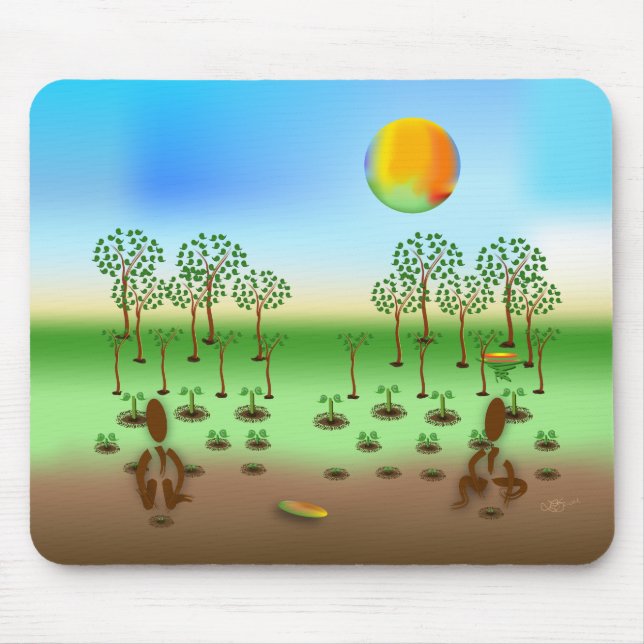 Zinglees ~ Trees Mouse Pad (Front)