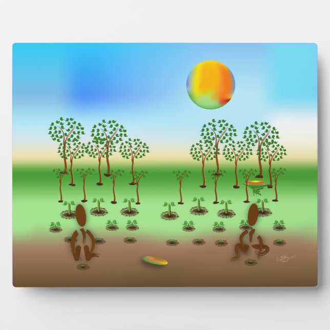 Zinglees ~ Trees Plaque (Front)