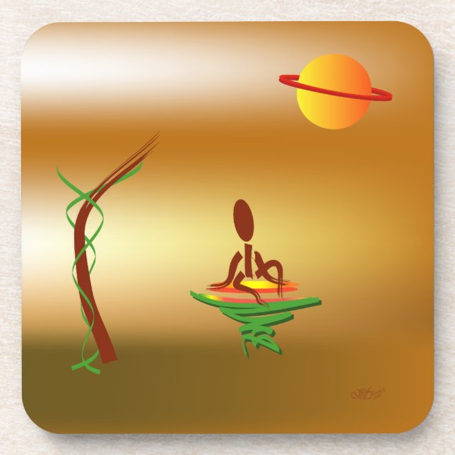 Zinglees ~ Waiting Coaster (Front)