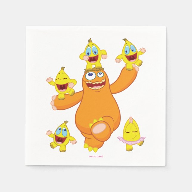 Zingoz and Zangoz Fun Napkin (Front)