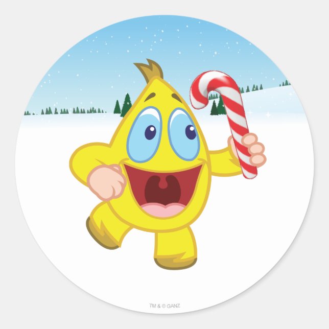 Zingoz Classic Round Sticker (Front)