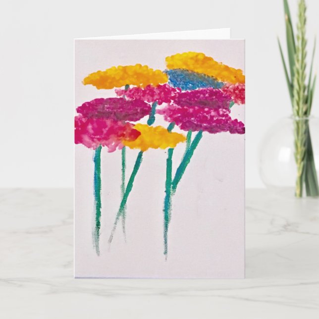 Zinnia Fun Card (Front)
