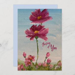 Zinnia garden Notecard