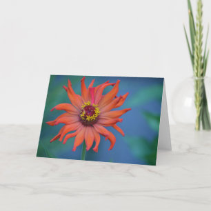 Zinnia Note Card