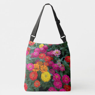 Zinnia Paradise Crossbody Bag