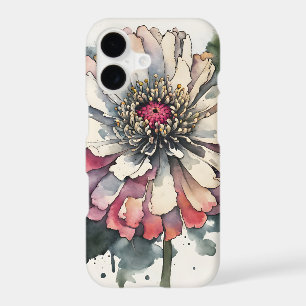 Zinnia - Watercolor flowers