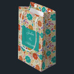 Zinnia White Gift Bag<br><div class="desc">Beautiful invitations and stationery for special occasions and festivals are available in both physical and digital formats. We can extend any design into matching items such as RSVP cards,  labels,  envelopes,  and more. Customisation is available upon request. Looking forward to hearing from you!</div>