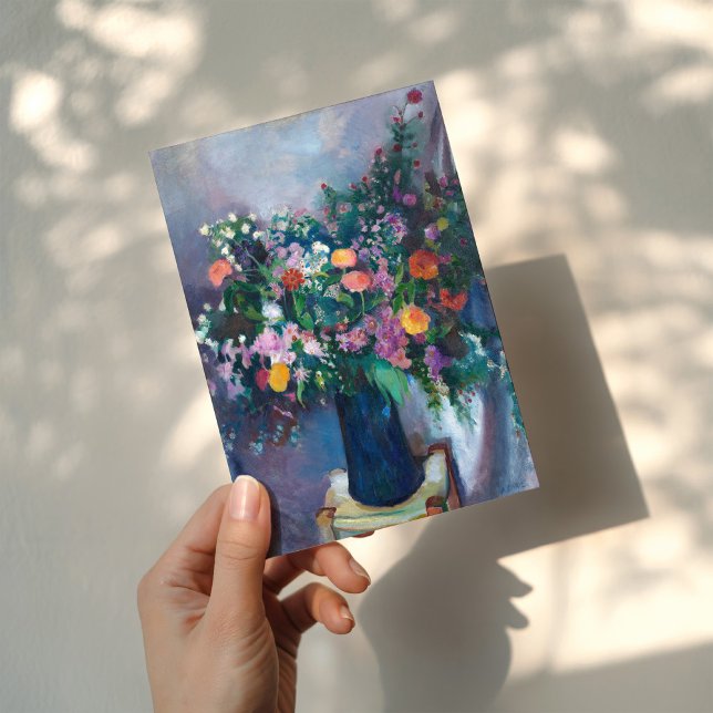 Zinnias and Asters | Arthur Beecher Carles Card (Creator Uploaded)