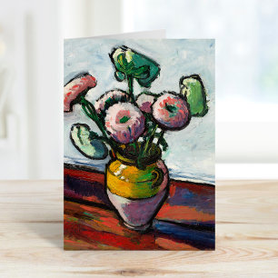 Zinnias Henry Lyman Saÿen Card