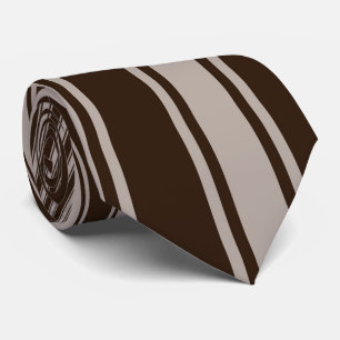 Zinnwaldite brown Colour Stripe Funky Pattern Tie