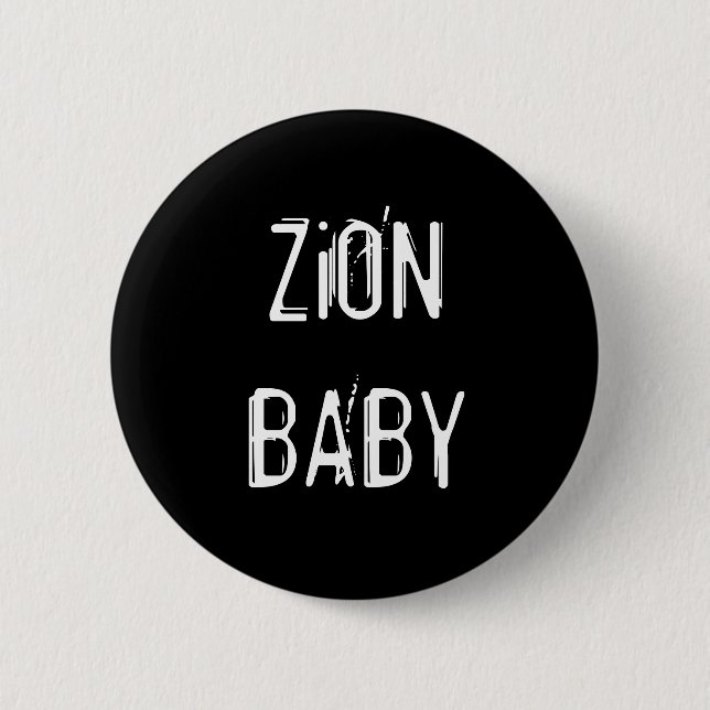 ZiON BABY 6 Cm Round Badge (Front)