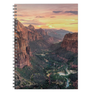 Zion Canyon National Park Spiral Notebook