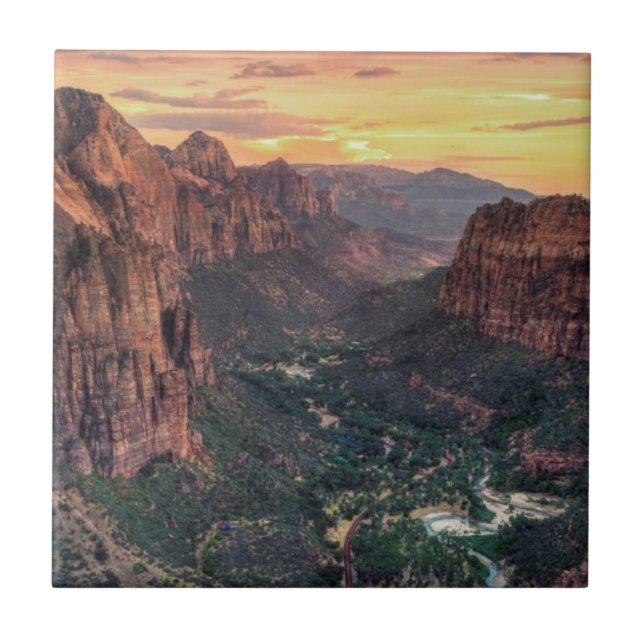 Zion Canyon National Park Tile (Front)