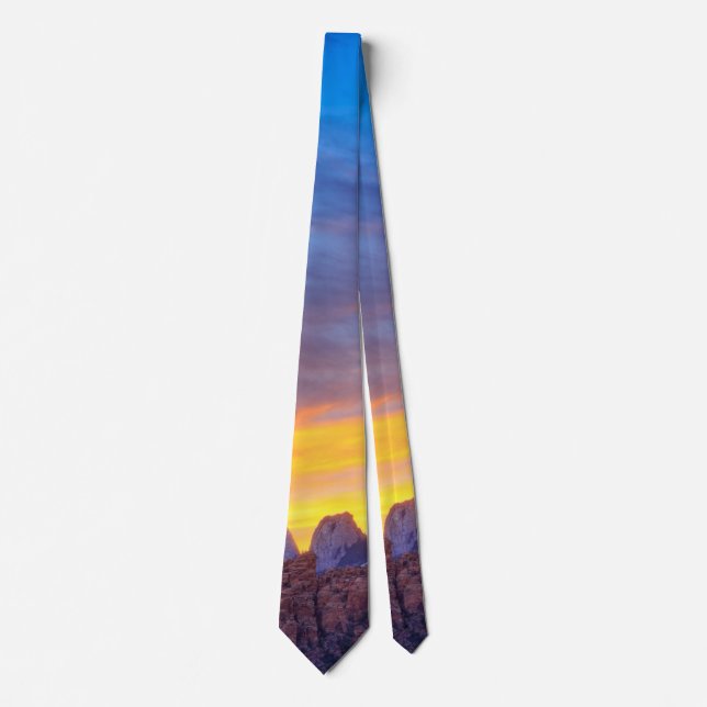 Zion Canyon Sunset Tie (Front)