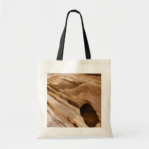 Zion Canyon Wall I Abstract Nature Photography Tote Bag