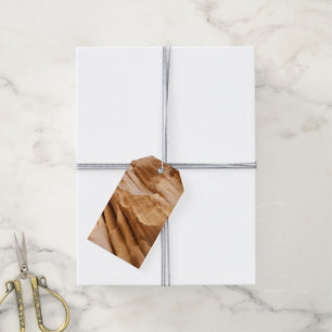Zion Canyon Wall II Red Rock Abstract Photography Gift Tags