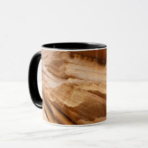 Zion Canyon Wall II Red Rock Abstract Photography Mug