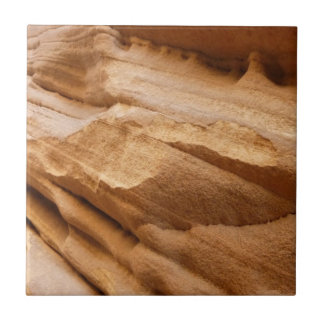 Zion Canyon Wall II Red Rock Abstract Photography Tile