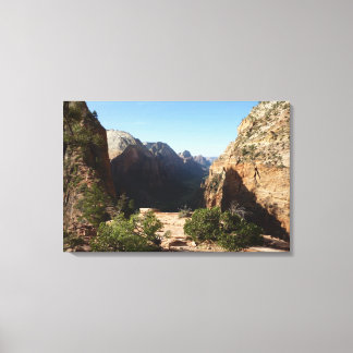 Zion from Angels Landing Trail Zion National Park Canvas Print