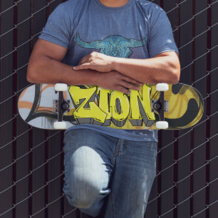 Zion Graffiti Custom Personalised Skateboard