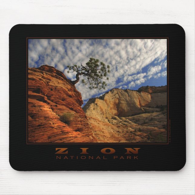 Zion Lone Tree Mousepad (horizontal) (Front)