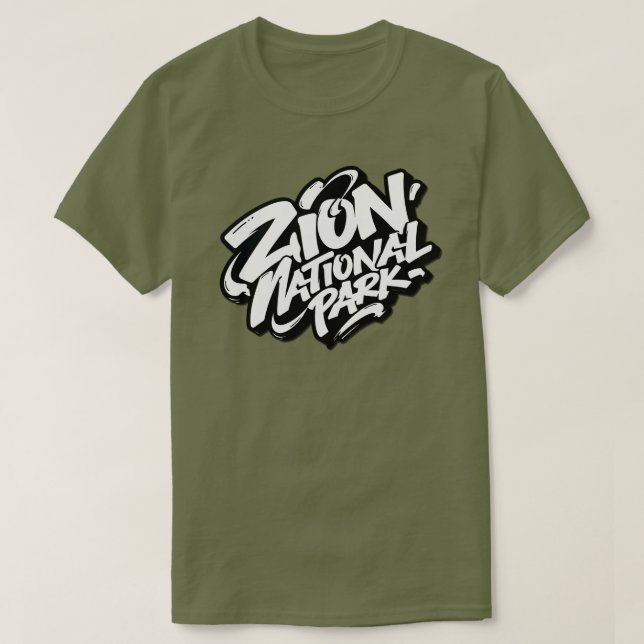 Zion Nation Park T-Shirt (Design Front)